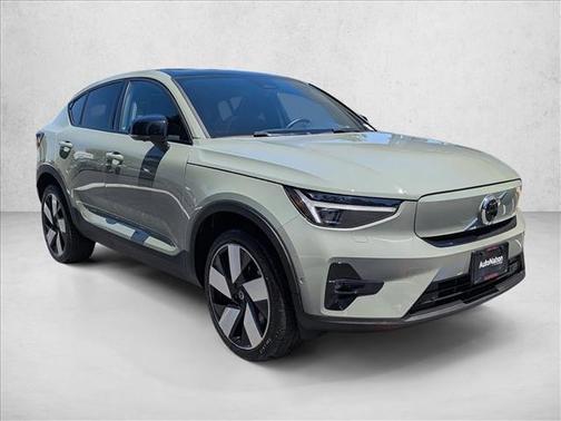 Sage Green Metallic 2023 Volvo C40 Recharge Pure Electric Twin Ultimate