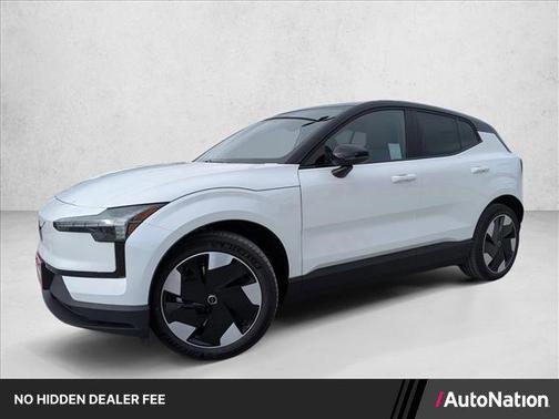 Crystal White Metallic 2026 Volvo EX30 Plus Twin Motor Performance, Fully electric