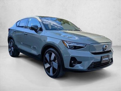 Sage Green Metallic 2023 Volvo C40 Recharge Pure Electric Twin Ultimate
