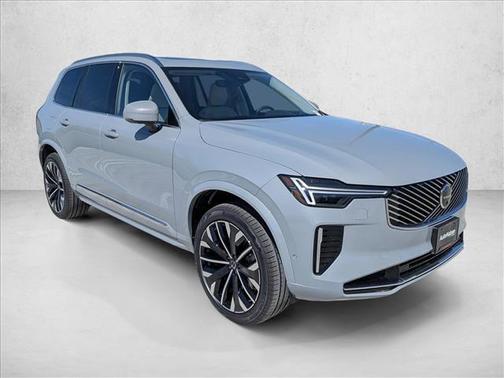 Vapour Grey Metallic 2026 Volvo XC90 Plug-In Hybrid Ultra, T8 AWD, Electric/Gasoline, Bright, 7 Seats