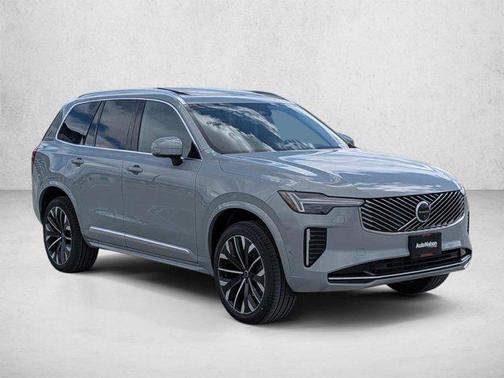 Vapour Grey Metallic 2026 Volvo XC90 Plus, B5 AWD Gas (mild hybrid), Gasoline, Bright, 7 Seats