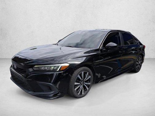 Crystal Black Pearl 2022 Honda Civic EX