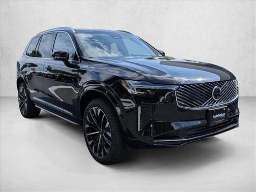 Onyx Black Metallic 2026 Volvo XC90 Plug-In Hybrid Ultra, T8 AWD, Electric/Gasoline, Bright, 7 Seats