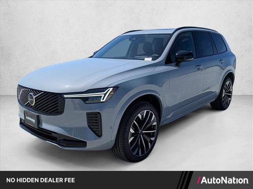 Vapour Grey Metallic 2026 Volvo XC90 Ultra Dark Theme, B6 AWD Gas (mild hybrid), Gasoline, 6 Seats