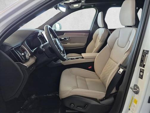Crystal White Pearl 2026 Volvo XC90 Plug-In Hybrid Plus, T8 AWD, Electric/Gasoline, Bright, 7 Seats