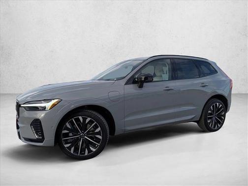 Vapour Grey Metallic 2026 Volvo XC60 Plug-In Hybrid Ultra, T8 AWD Electric/Gasoline, Dark