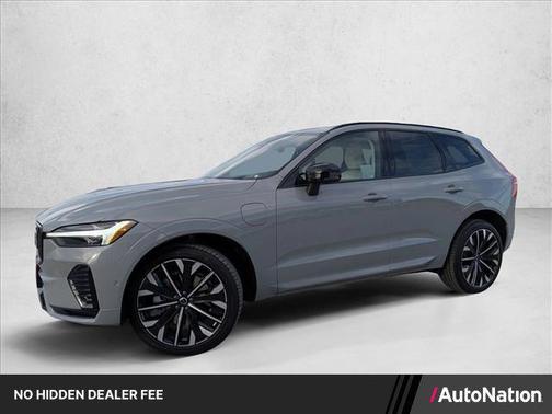 Vapour Grey Metallic 2026 Volvo XC60 Plug-In Hybrid Ultra, T8 AWD Electric/Gasoline, Dark