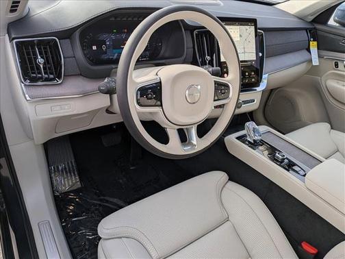 Denim Blue Metallic 2026 Volvo XC90 Plug-In Hybrid Ultra, T8 AWD, Electric/Gasoline, Bright, 7 Seats