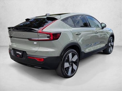 Sage Green Metallic 2023 Volvo C40 Recharge Pure Electric Twin Ultimate