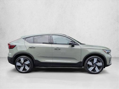 Sage Green Metallic 2023 Volvo C40 Recharge Pure Electric Twin Ultimate