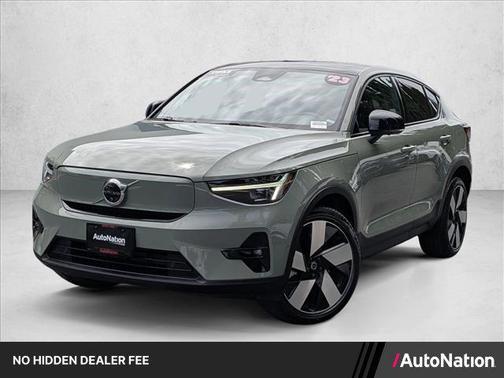 Sage Green Metallic 2023 Volvo C40 Recharge Pure Electric Twin Ultimate