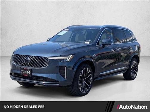 Denim Blue Metallic 2026 Volvo XC90 Plus, B6 AWD Gas (mild hybrid), Gasoline, Bright, 7 Seats