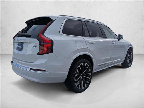 Crystal White Pearl 2026 Volvo XC90 Plug-In Hybrid Plus, T8 AWD, Electric/Gasoline, Bright, 7 Seats