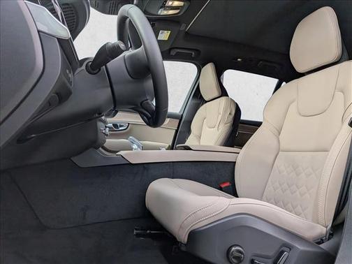 Crystal White Pearl 2026 Volvo XC90 Plug-In Hybrid Plus, T8 AWD, Electric/Gasoline, Bright, 7 Seats