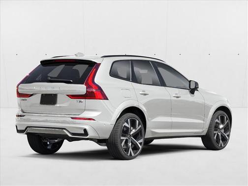 Aurora Silver 2026 Volvo XC60 Plug-In Hybrid Plus, T8 AWD Electric/Gasoline, Dark