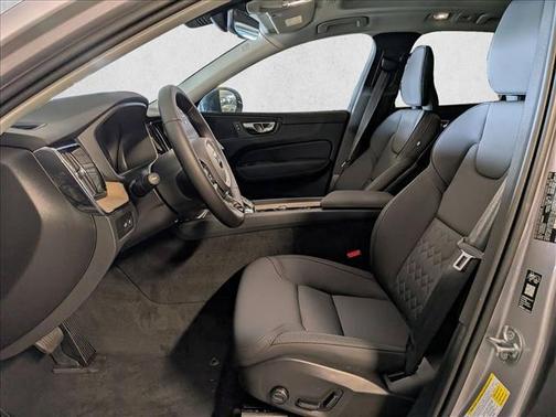 Aurora Silver 2026 Volvo XC60 Plug-In Hybrid Plus, T8 AWD Electric/Gasoline, Dark