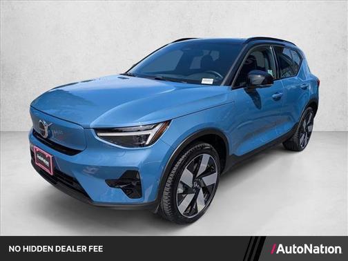 Fjord Blue Metallic 2023 Volvo XC40 Recharge Pure Electric Twin Ultimate