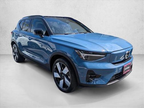 Fjord Blue Metallic 2023 Volvo XC40 Recharge Pure Electric Twin Ultimate