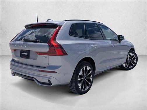 Aurora Silver 2026 Volvo XC60 Plug-In Hybrid Plus, T8 AWD Electric/Gasoline, Dark