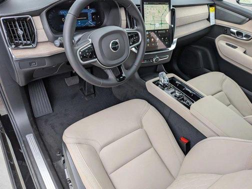 Onyx Black Metallic 2026 Volvo XC90 Plus, B5 AWD Gas (mild hybrid), Gasoline, Bright, 7 Seats
