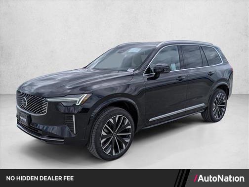 Onyx Black Metallic 2026 Volvo XC90 Plus, B5 AWD Gas (mild hybrid), Gasoline, Bright, 7 Seats