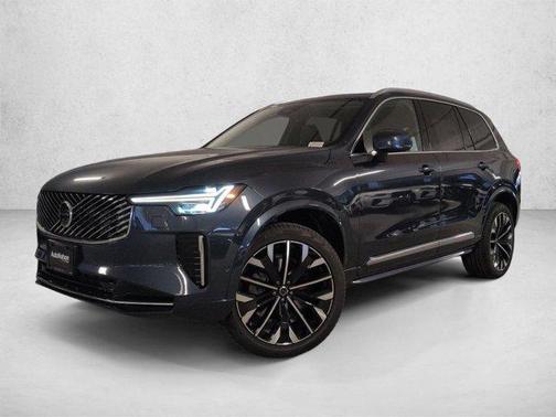 Denim Blue Metallic 2026 Volvo XC90 Plus, B5 AWD Gas (mild hybrid), Gasoline, Bright, 7 Seats
