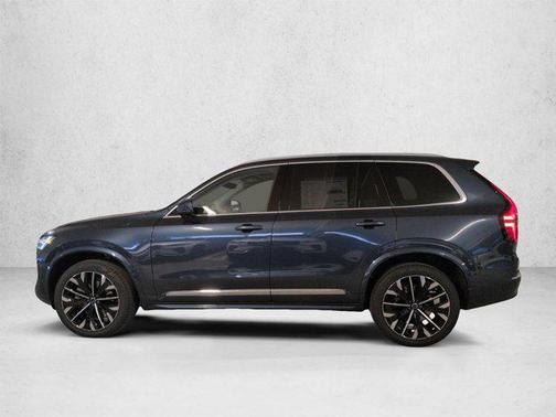 Denim Blue Metallic 2026 Volvo XC90 Plus, B5 AWD Gas (mild hybrid), Gasoline, Bright, 7 Seats
