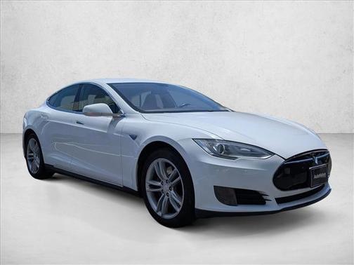 White 2013 Tesla Model S 4dr Sdn