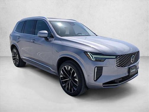 Aurora Silver 2026 Volvo XC90 Plug-In Hybrid Ultra, T8 AWD, Electric/Gasoline, Bright, 7 Seats