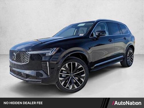 Onyx Black Metallic 2026 Volvo XC90 Plug-In Hybrid Ultra, T8 AWD, Electric/Gasoline, Bright, 7 Seats