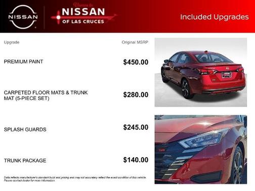 Scarlet Ember 2025 Nissan Versa 1.6 SR