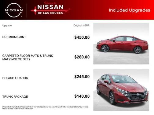 Scarlet Ember 2025 Nissan Versa 1.6 SV