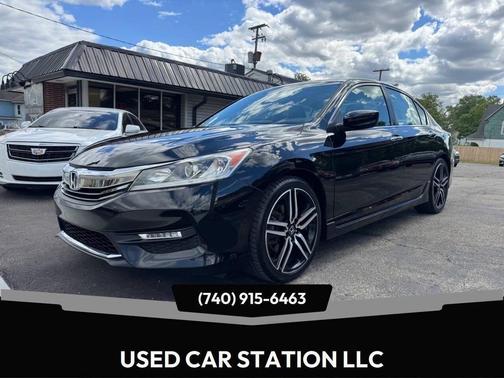 Crystal Black Pearl 2017 Honda Accord Sport SE