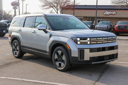 Shimmering Silver 2026 Hyundai SANTA FE HEV SE