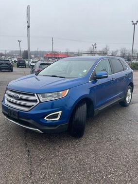 Lightning Blue 2018 Ford Edge SEL