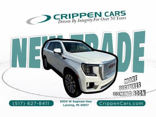 White Frost Tricoat 2021 GMC Yukon Denali