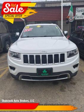 Bright White Clearcoat 2015 Jeep Grand Cherokee Limited