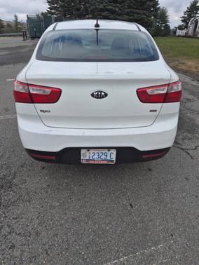 Clear White 2015 Kia Rio LX