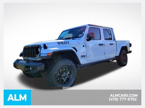 Bright White Clearcoat 2026 Jeep Gladiator Willys 4x4