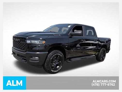 Diamond Black Crystal Pearlcoat 2026 RAM 1500 Warlock Crew Cab 4x4 5'7' Box