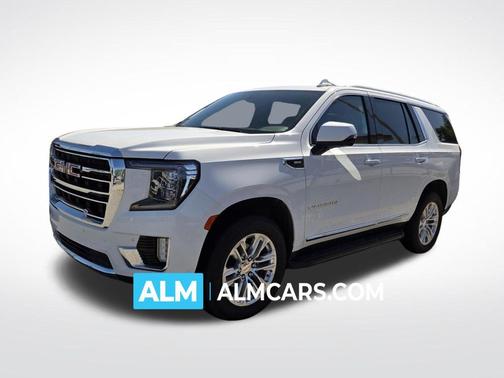 Summit White 2021 GMC Yukon SLT