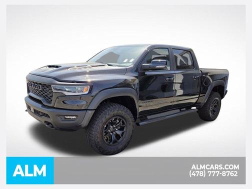 Diamond Black Crystal Pearlcoat 2026 RAM 1500 RHO Crew Cab 4x4 5'7' Box