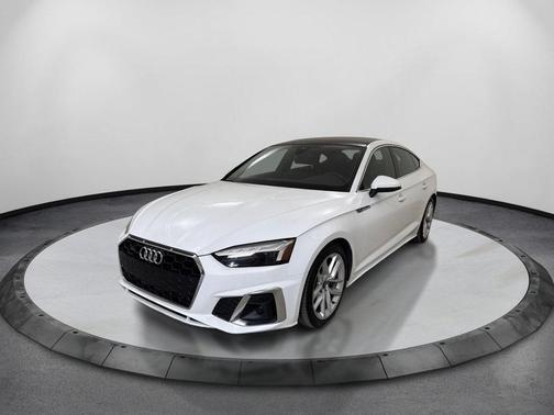 Arkona White 2024 Audi A5 Sportback 45 S line quattro Premium