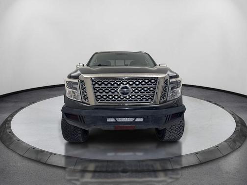 Magnetic Black 2017 Nissan Titan Platinum Reserve