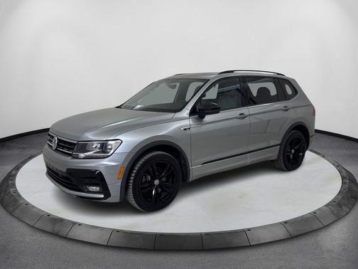 Pyrite Silver Metallic 2019 Volkswagen Tiguan 2.0T SEL R-Line Black SUV