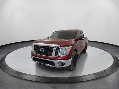 Red 2017 Nissan Titan SV