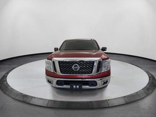 Red 2017 Nissan Titan SV
