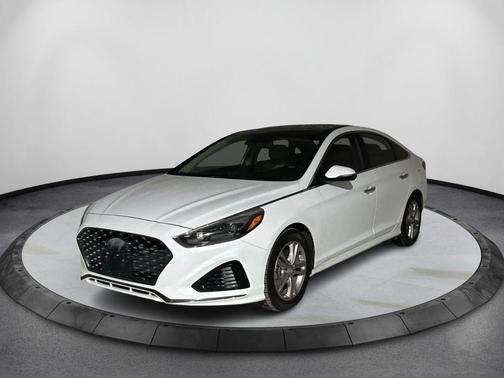 Quartz White Pearl 2018 Hyundai SONATA Limited Sedan