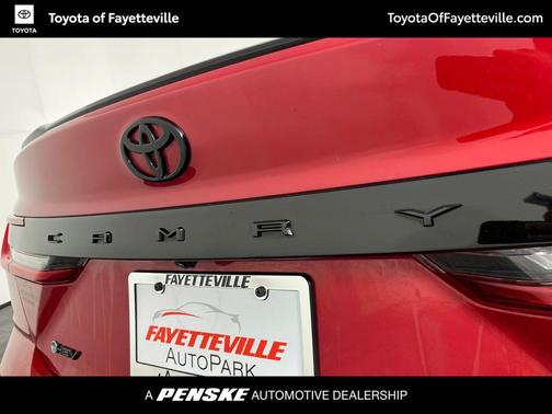 Supersonic Red/Midnight Black Metallic 2025 Toyota Camry XSE