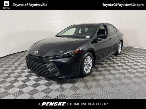 Midnight Black Metallic 2025 Toyota Camry LE